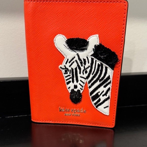 kate spade Handbags - kate spade New York Zebra Passport Holder